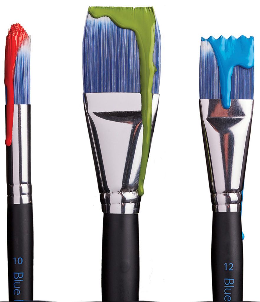art products DYNASTY---Blue_Brushes