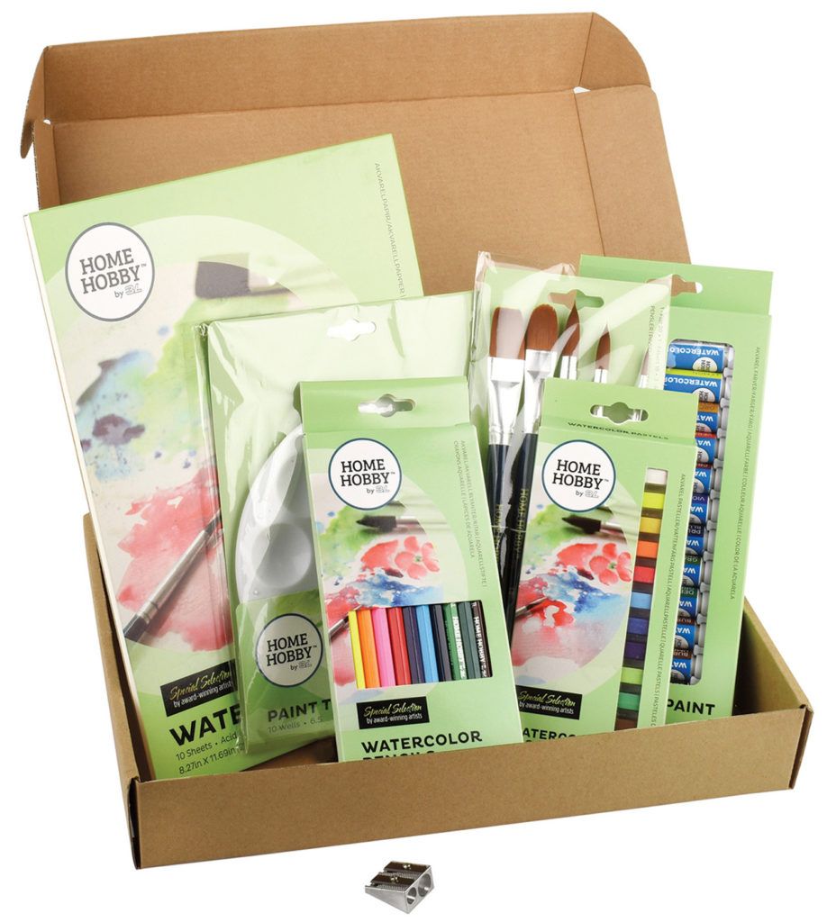 ART PRODUCTS HOME-HOBBY---Watercolor_Studio_Kit