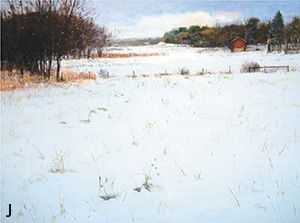 Peter Fiore, alla prima, landscape painting