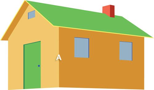 How to Draw a House in 2-Point Perspective 