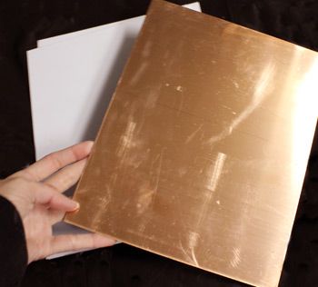 How to Paint on Copper  Preparing Copper Plate by Candice Bohannon