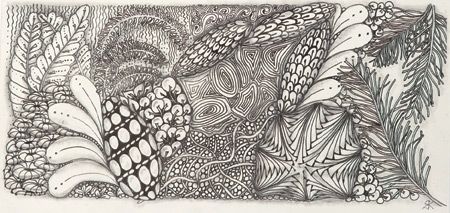 Altered Zen: Zentangle Tiles #6 and #7  Zentangle artwork, Zentangle  patterns, Zentangle