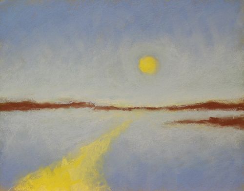 Dancing Sunlight, version 1 | pastel painting