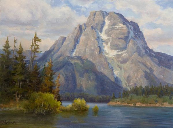Mountain Landscape Painting: How to Budget Your Canvas Space