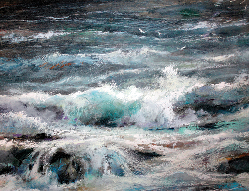 Storm Warning (pastel, 14x20) by Stan Bloomfield | pastel landscapes