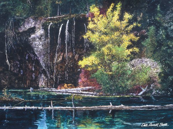 Watercolor: Dale Russell Smith: Using Gum Arabic for Additional Control
