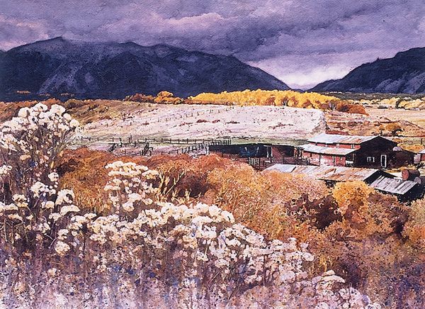 Watercolor: Dale Russell Smith: Using Gum Arabic for Additional