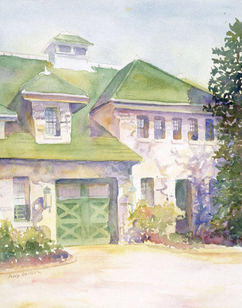 Watercolor painting by Peggy Dressel.Beginner watercolor art tutorial on paints brought to you by Artists Network