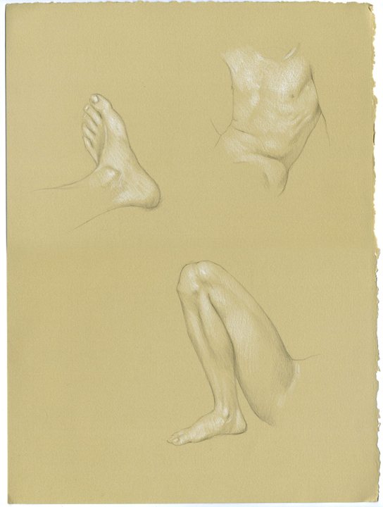 Woman Crouching by Egon Schiele, 1918.