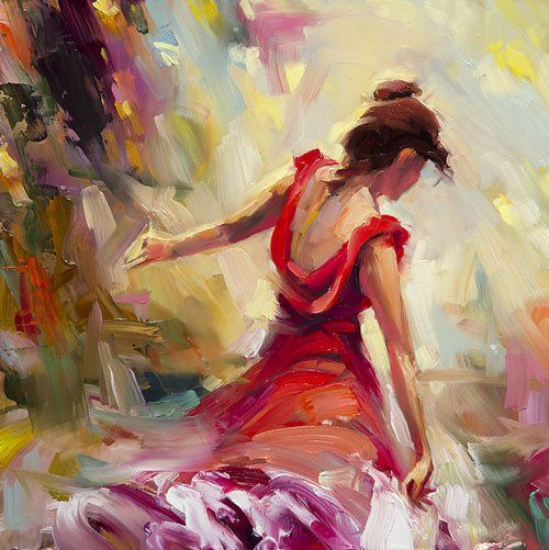 Art pays off in happiness dividends. Instantly, a fine art painting or any other kind of art provides color, depth, and emotion to our life. Dancer by Steve Henderson of Steve Henderson Fine Art. 