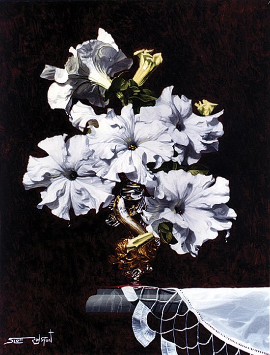 White Radiance by Scott Royston, 2007, oil on canvas
