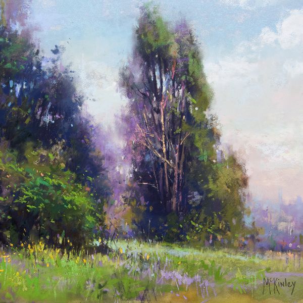 Painting Summer Greens In Soft Pastels - How to Pastel