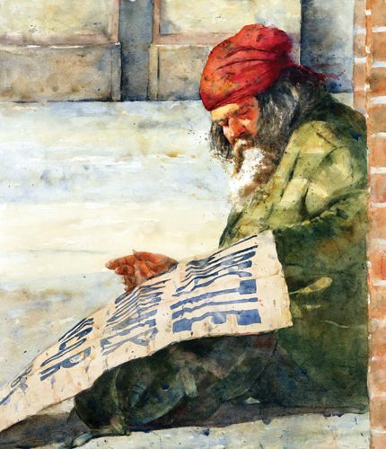 Sign of the Times (watercolor) by Carol McSweeney | artistsnetwork.com