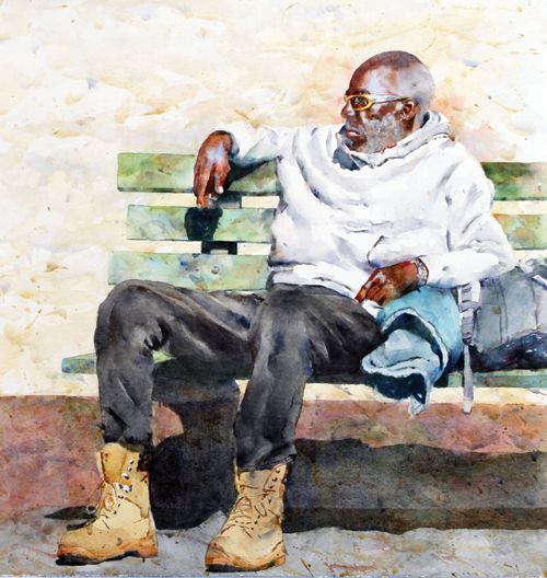 This Side of Cool (watercolor) by Carol McSweeney | artistsnetwork.com