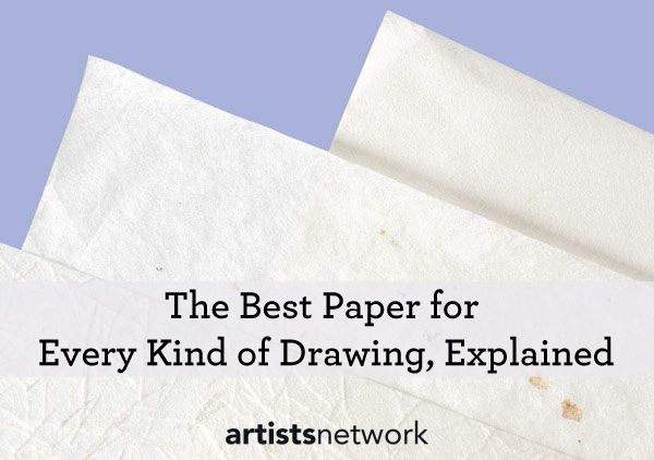 The best paper for drawing with colored pencil, graphite and pen