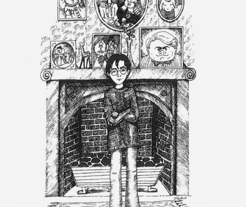 Harry Potter Hermione Granger Drawing by Murphy Art Elliott - Pixels-saigonsouth.com.vn