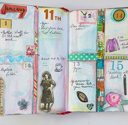 How to create mixed media art journal cover - B+C Guides