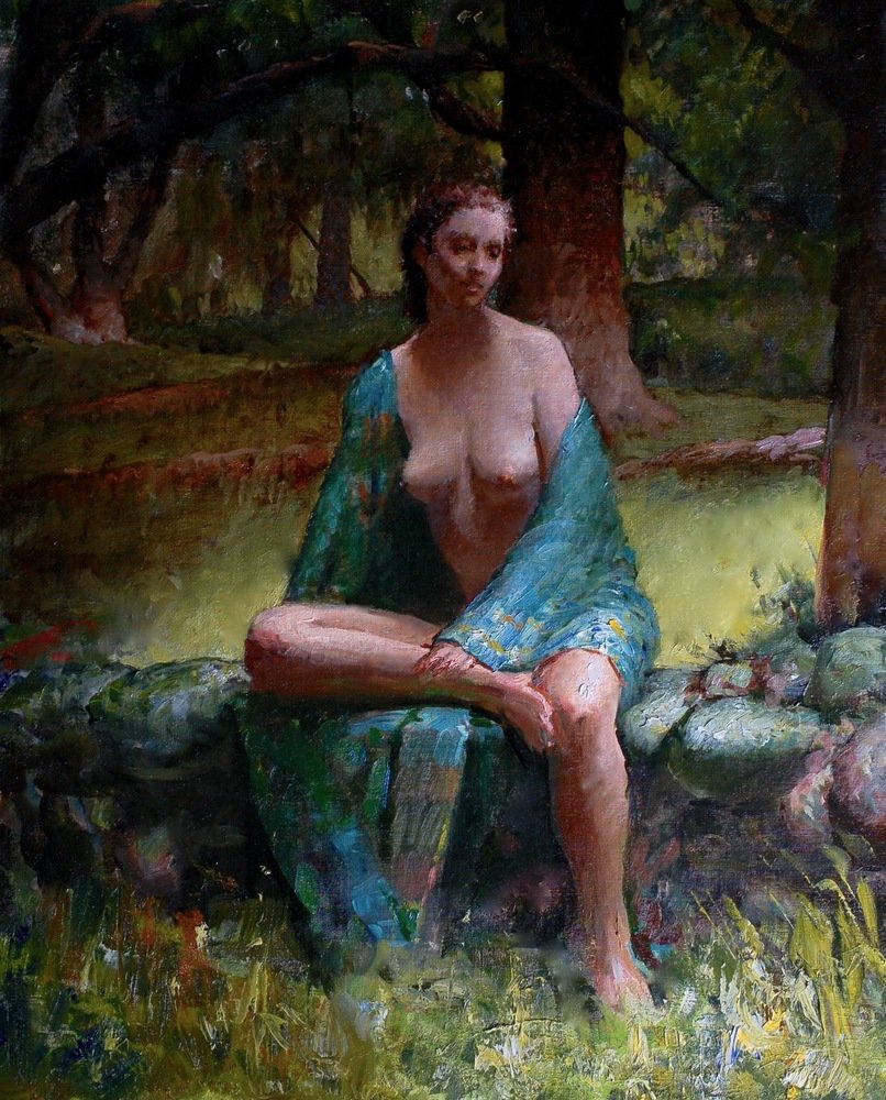 Oil Demo: Painting the Nude in Nature with Gregg Kreutz