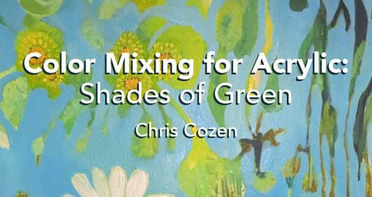 Green Artist Paints