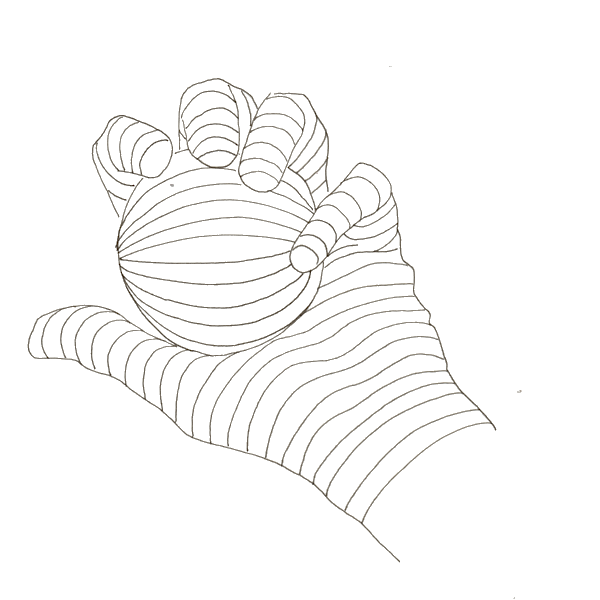 simple contour line drawings