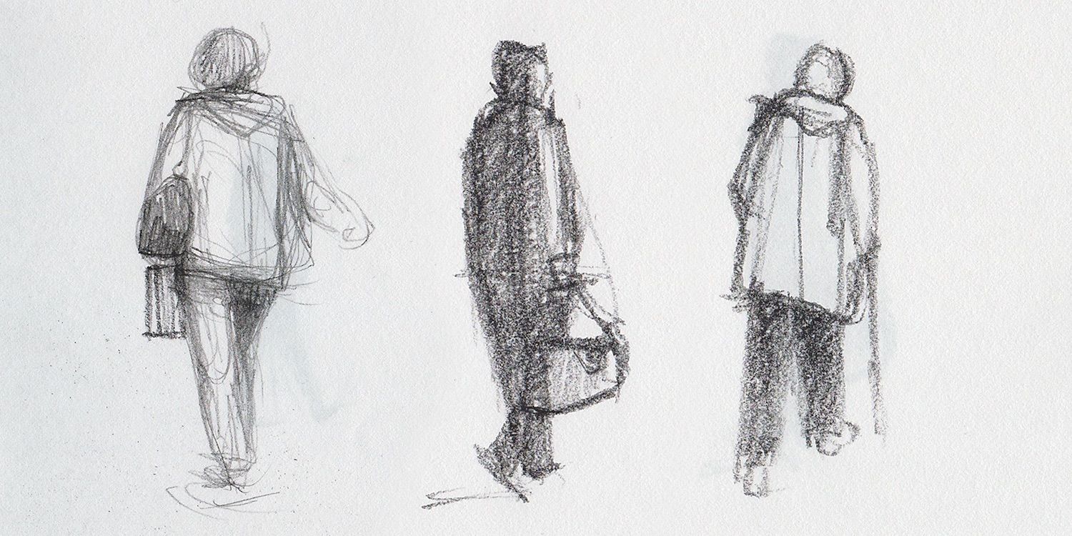 Tips for Sketching People in Public – Ducky's art progress