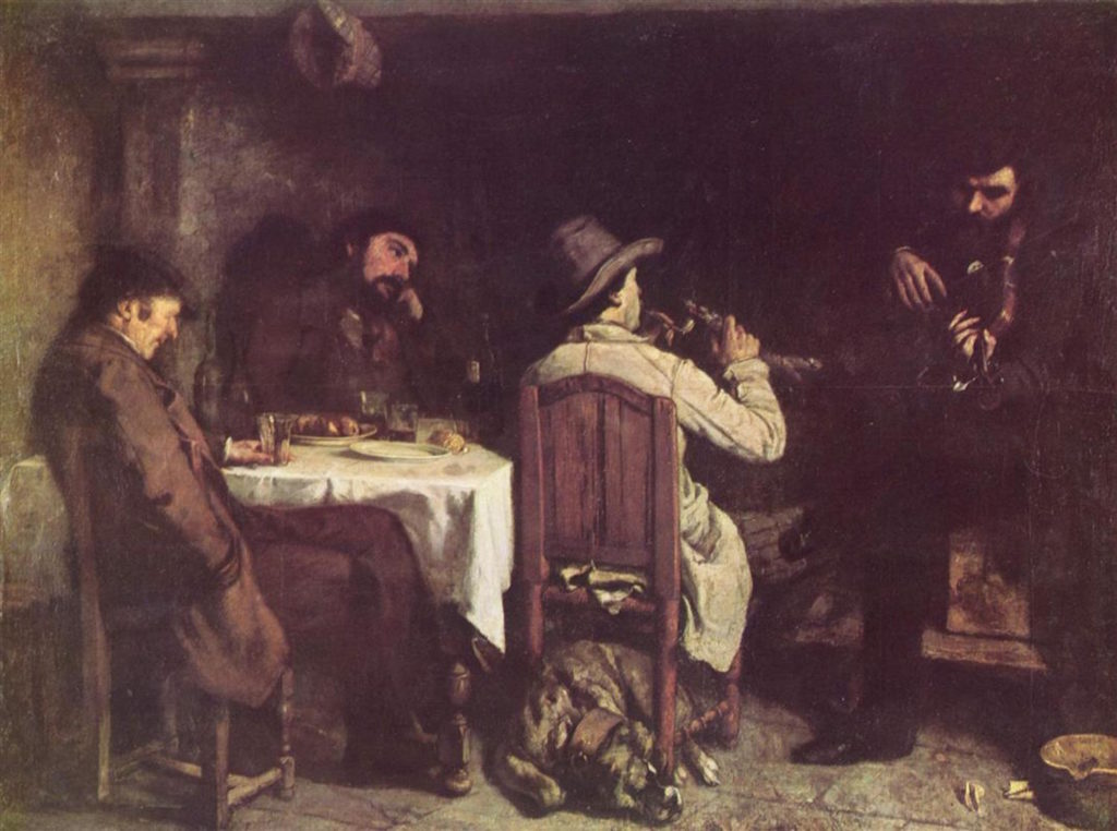 After Dinner at Ornans by Gustave Courbet | The First Realist | Realism | Oil Painting | Art History | Artists Network