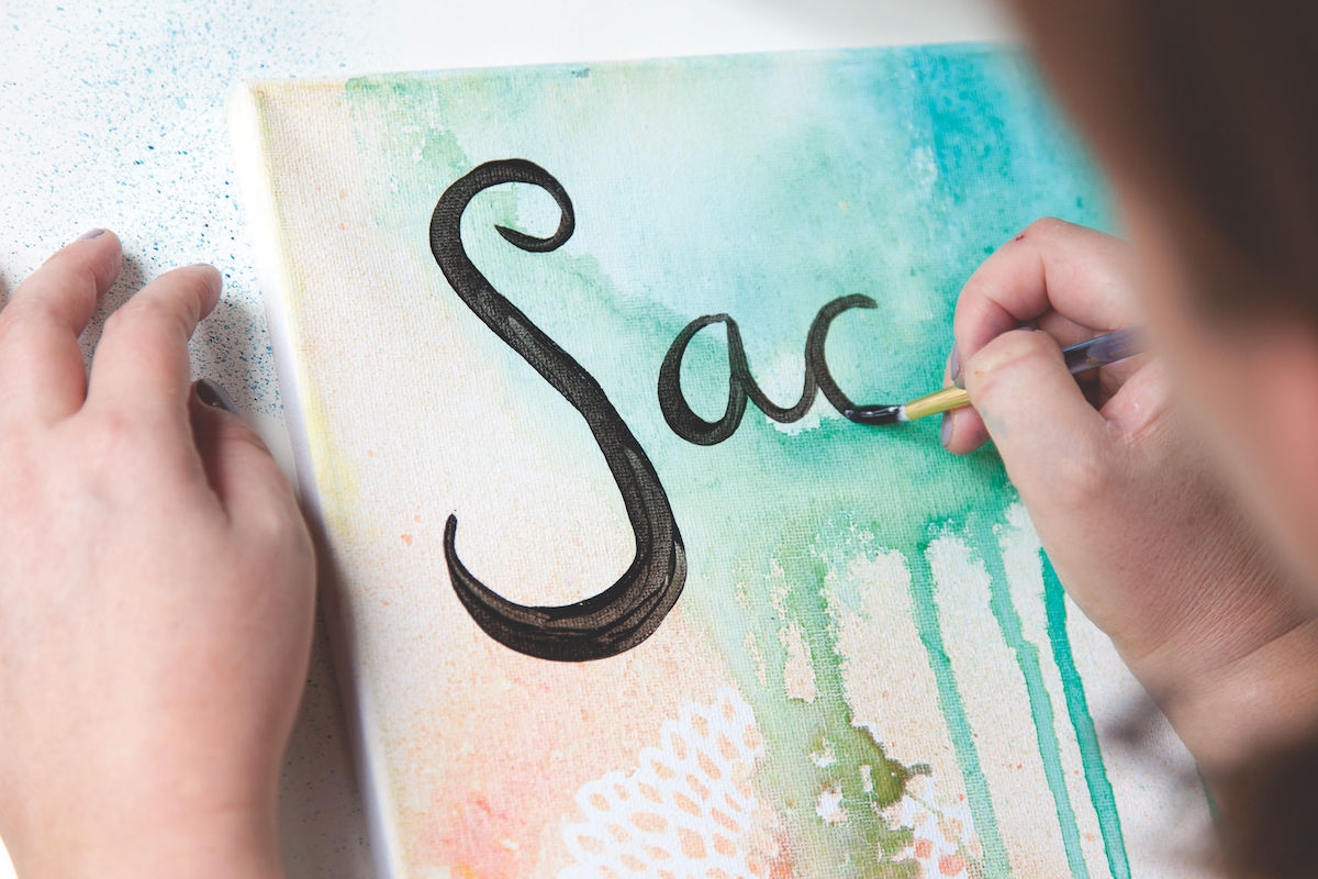 Adding Words to Paintings | Calligraphy | Words in Art | Writing with a Brush | Mati Rose McDonough and Faith Evans-Sills | ArtistsNetwork