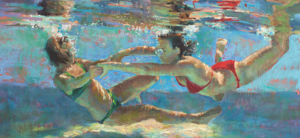 Alliance by Michele Poirer-Mozzone, cropped | How to Create Colorful Underwater Scenes in Pastel | Artists Network