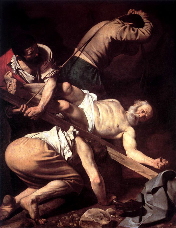 Crucifixion of St. Peter by Caravaggio