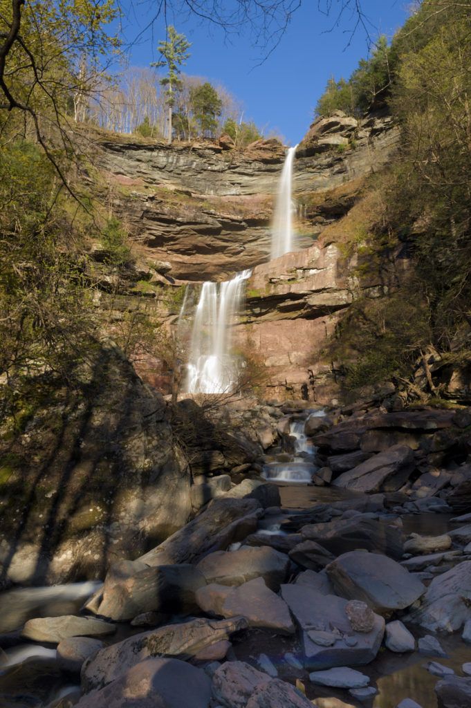 Kaaterskill Falls in the Catskill Mountains, New York, photo by Getty Images | 10 Places to Paint en Plein Air | Artists Network