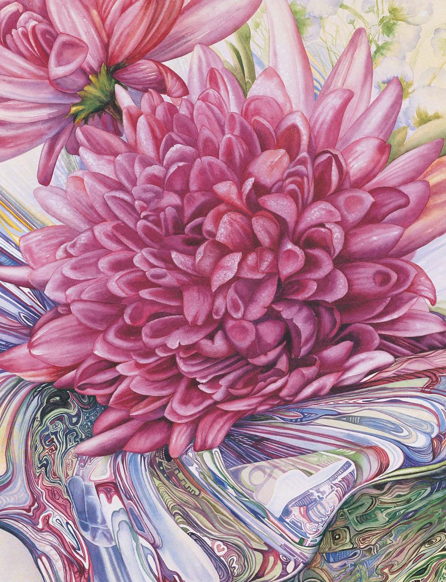 cool acrylic flower paintings