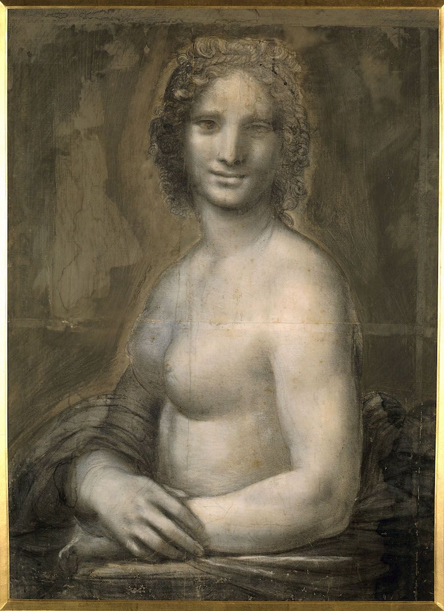 Monalisa Images Hd Xxx - Naked Mona Lisa Sketch from Leonardo da Vinci