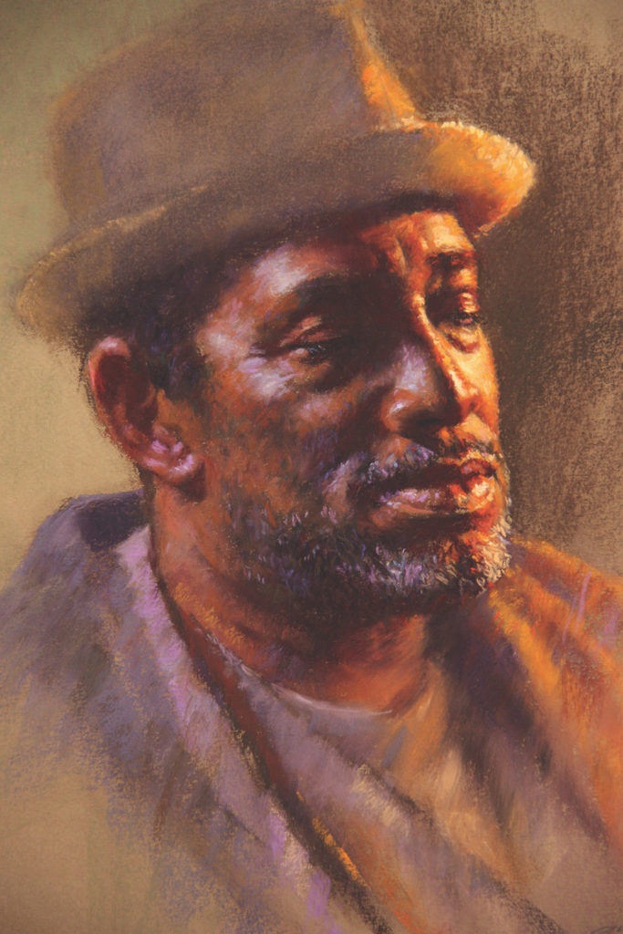 Been Such a Long Day by Gwenneth Barth-White, pastel | Final artwork in pastel portraits demonstration from Gwenneth Barth-White
