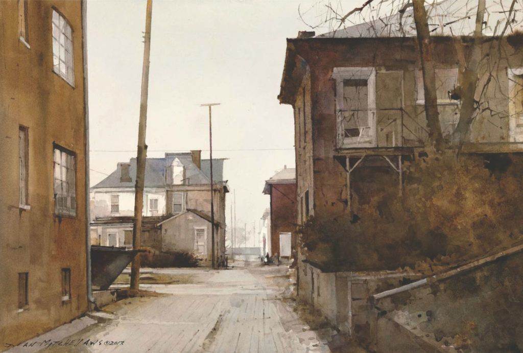 14. Damp Morning by Dean Mitchell | 25 watermedia paintings by 25 top artists