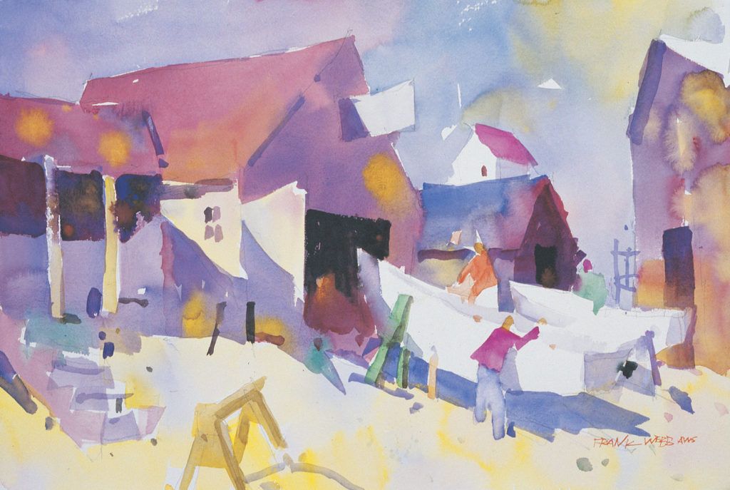1. Bideford by Frank Webb | 25 watermedia paintings by 25 top artists, brought to you by Watercolor Artist and Artists Network