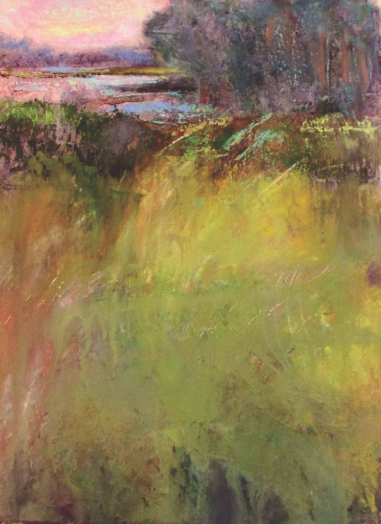 Salt Marsh by Eve Miller, example for How to Build Your Artist Resume | Pastel Journal and Artists Network