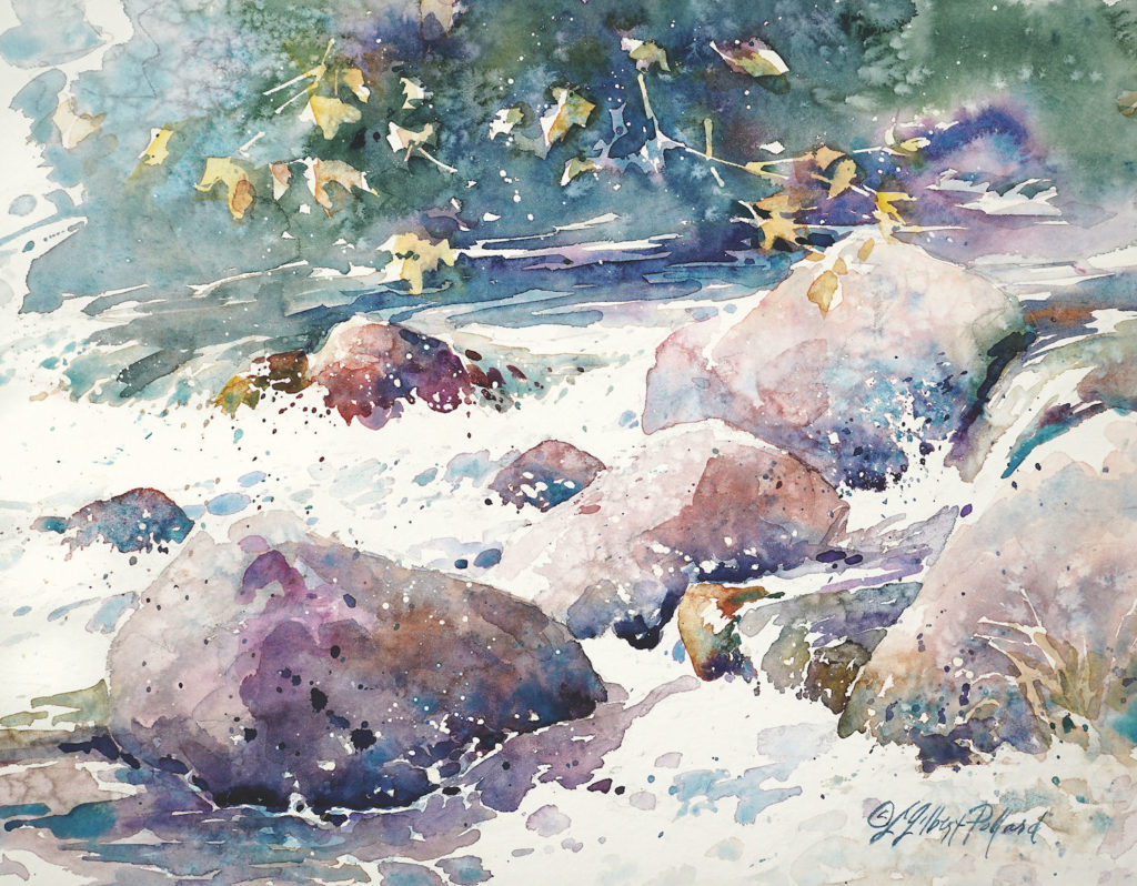 How to Paint Rocks in Watercolor 