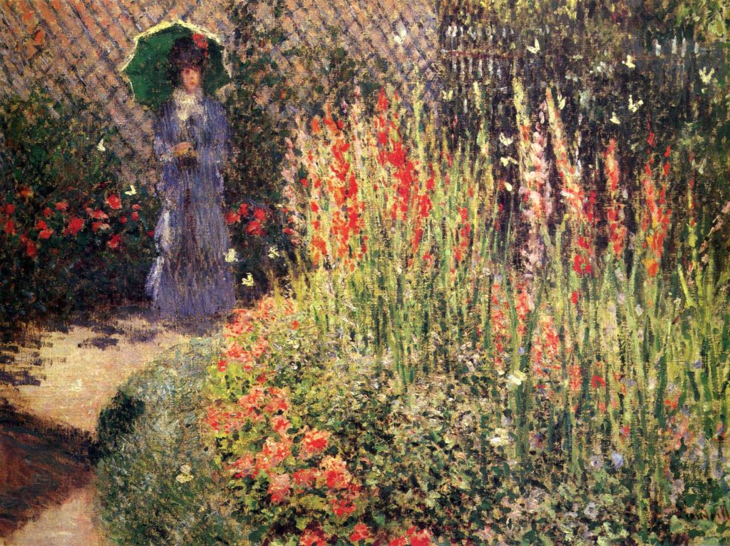 Gladioli by Claude Monet