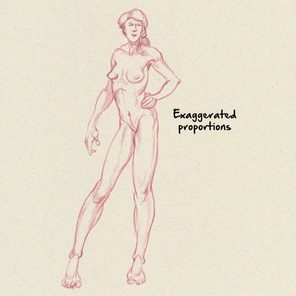 Proportions | Drawing Anatomy for Beginners: Top 5 Dos and Don'ts by Jeff Mellem | Artists Network