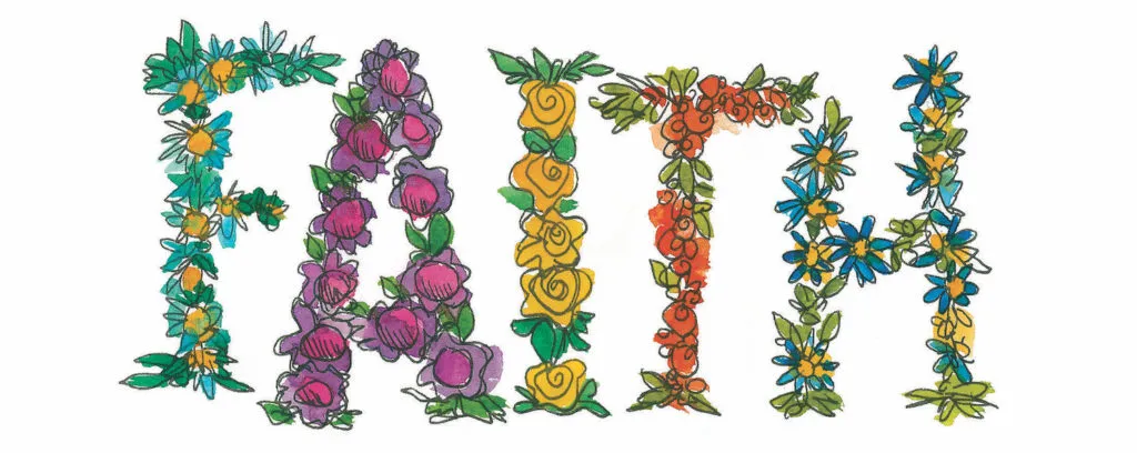 Font in Floral | 10 Hand Lettering Techniques with an Artful Spin by Joanne Sharpe | Artists Network