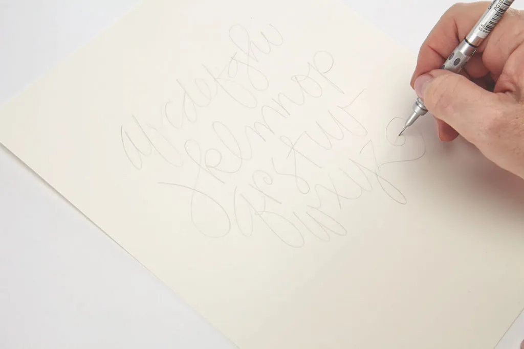 Creative Cursive, Step 1 |10 Hand Lettering Techniques with an Artful Spin by Joanne Sharpe | Artists Network