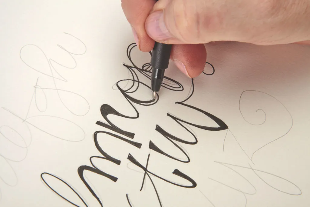 Creative Cursive, Step 2 |10 Hand Lettering Techniques with an Artful Spin by Joanne Sharpe | Artists Network