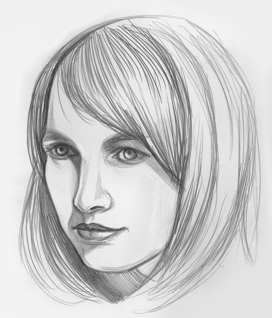 Simple pencil portrait drawing : r/Pencildrawing-saigonsouth.com.vn
