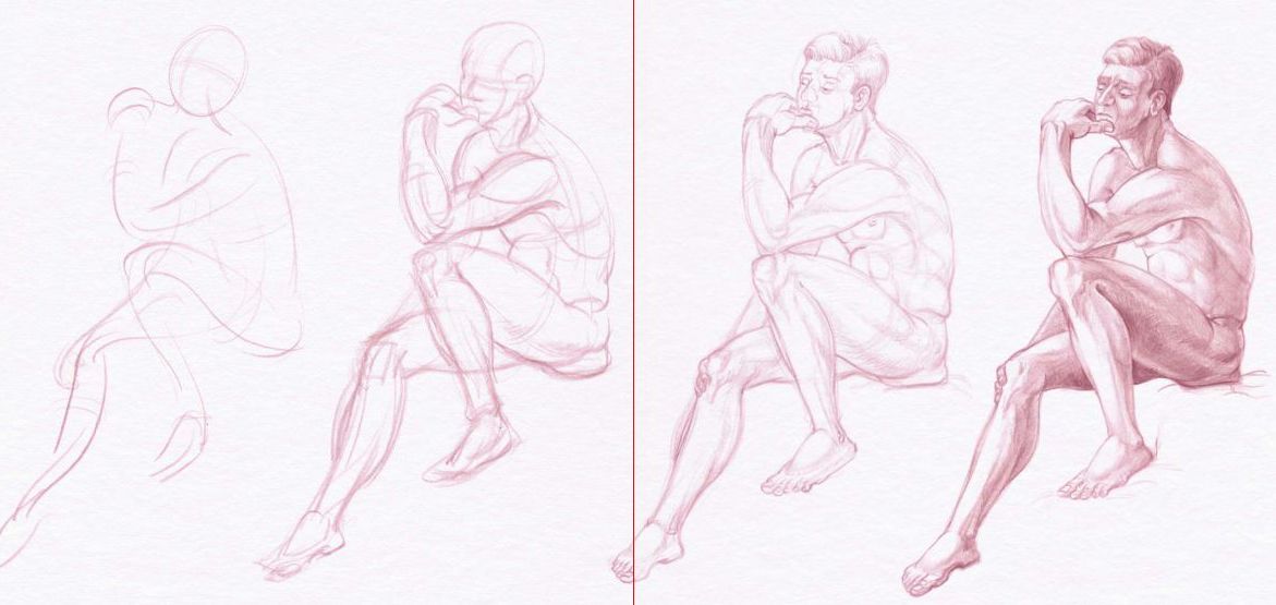 Largeish dump of drawing tips  Figure drawing poses Drawing poses male  Male figure drawing