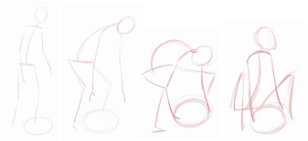 Drawing Armatures in Motion | Excerpt from How to Draw People by Jeff Mellem | Artists Network
