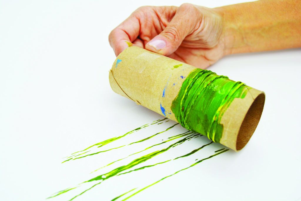 Common tools for mixed media--rubber bands