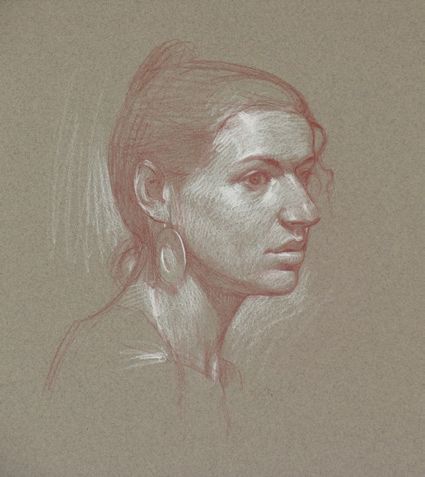 How to Draw Faces at a 3/4's Angle Using the Loomis Method - Erika  Lancaster- Artist + Online Art Teacher