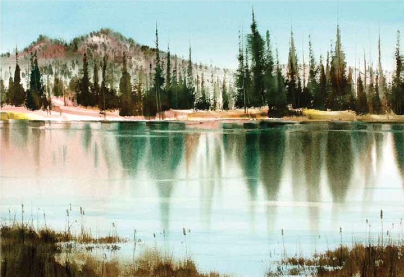 Learn how to paint lakes with this free pdf at ArtistsNetwork.com