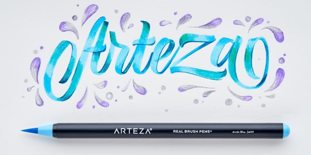 ARTEZA REAL BRUSH PENS / SECRET Tips & Tricks For Brush Pens 