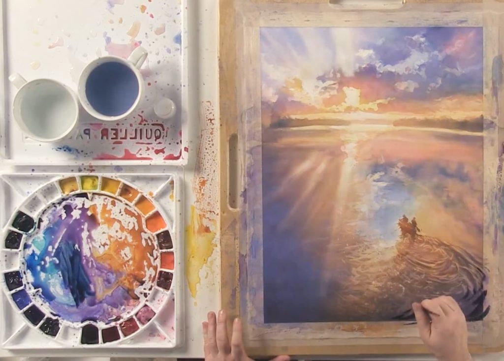 How To Paint Dramatic Skies In Watercolor 3 Must Watch Videos Artists Network